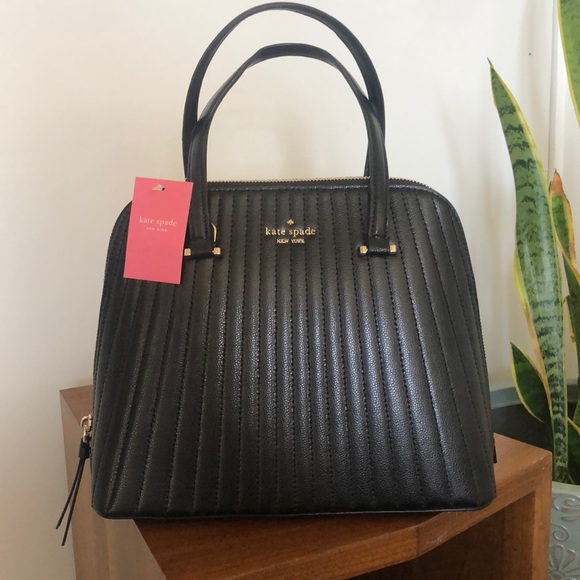 kate spade Handbags - Kate Spade Medium Dome Satchel black purse ❌SOLD❌